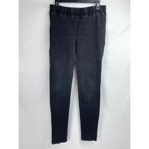 Soft Surroundings Jeans Women Medium Tall Black Pull On Pants Cotton 42944